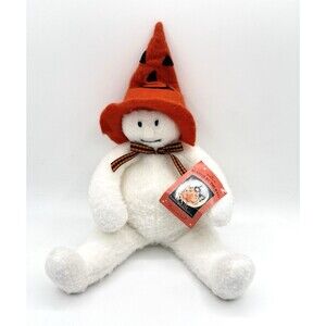 HTF Vintage Bunnies by the Bay Hallmark Halloween Ghost with Hat Plush NWT